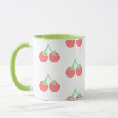 Roze Kersen Patroon Mok (Links)