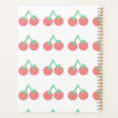 Roze Kersen Patroon  Planner (Achterkant)