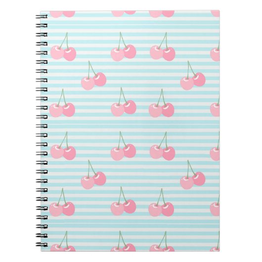 Roze Kersen Zomer Notitieboek (Voorkant)