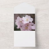 Roze Kersenbloesem All In One Uitnodiging (Binnen)
