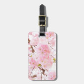 Roze kersenbloesem bagagelabel (Voorkant verticaal)