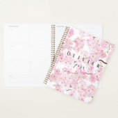 Roze kersenbloesem bloem aquarel schilderij planner (Display)