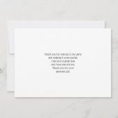 Roze Kersenbloesem Bloemen Foto Bedankkaart (Achterkant)