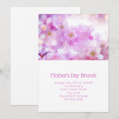 Roze Kersenbloesem Bloemen Foto Moederdag Kaart (Voorkant / Achterkant)