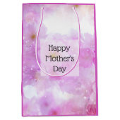 Roze Kersenbloesem Bloemen Foto Moederdag Medium Cadeauzakje (Voorkant)