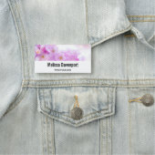 Roze Kersenbloesem Bloemen Foto Naamplaatje (In situ)