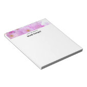 Roze Kersenbloesem Bloemen Foto Notitieblok (Schuin)