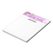 Roze Kersenbloesem Bloemen Foto Notitieblok (Linkerzijde)