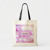 Roze Kersenbloesem Bloemen Foto Tote Bag (Voorkant)