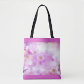 Roze Kersenbloesem Bloemen Foto Tote Bag (Voorkant)