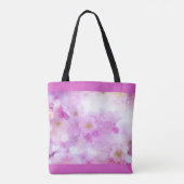 Roze Kersenbloesem Bloemen Foto Tote Bag (Achterkant)