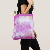 Roze Kersenbloesem Bloemen Foto Tote Bag (Dichtbij)
