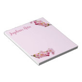 Roze Kersenbloesem Bloemen Sakura Lente Bloemen Notitieblok (Schuin)
