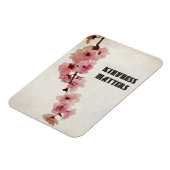 Roze Kersenbloesem Bloemen Vriendelijkheid Magneet (Linkerzijde)