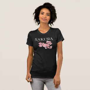Roze Kersenbloesem bloemen waterverf Sakura T-shirt