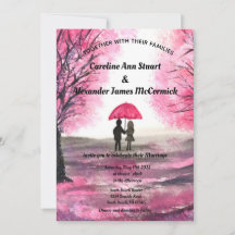 Roze Kersenbloesem bloemenpaar Bruiloft