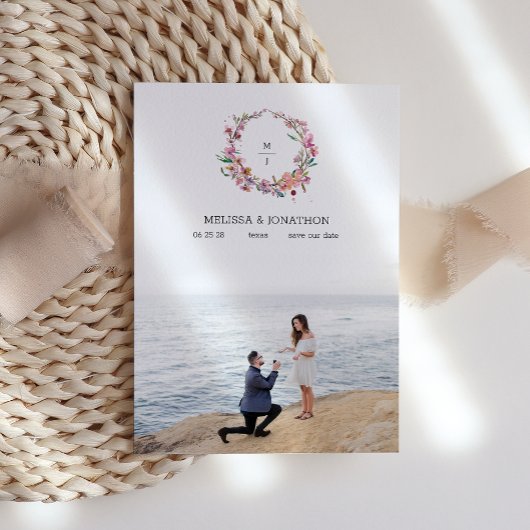 Roze Kersenbloesem Bloemmotief Bewaar De Datum Save The Date