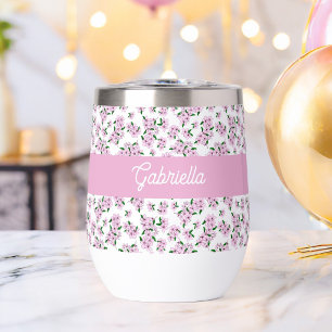 Roze kersenbloesem Bloemmotief Naam