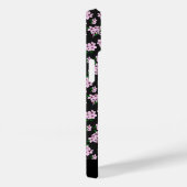 Roze kersenbloesem Bloemmotief Naam Case-Mate iPhone Case (Achterkant / Rechts)