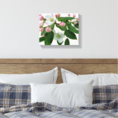 roze kersenbloesem bloesem mooi modern canvas afdruk (Insitu (Slaapkamer))