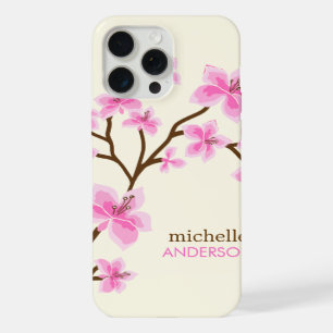 Roze Kersenbloesem Boom iPhone 15 Pro Max Hoesje
