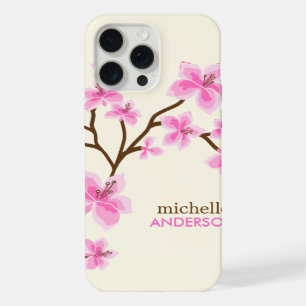 Roze Kersenbloesem Boom iPhone 15 Pro Max Case