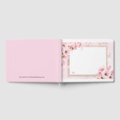 Roze Kersenbloesem Bruiloft of Douche Gastenboek (Volledig)
