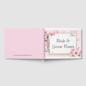 Roze Kersenbloesem Bruiloft of Douche Gastenboek (Volledig)