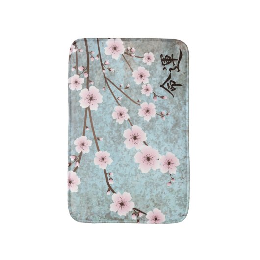 Roze kersenbloesem "Destiny" Badmat (Voorkant Verticaal)