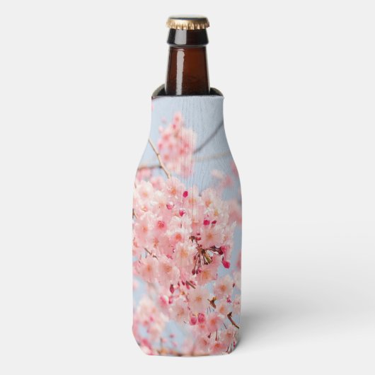 Roze Kersenbloesem Flesjeskoeler (Fles Voorkant)