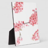 Roze kersenbloesem fotoplaat (Zijkant)