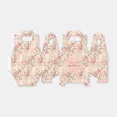 Roze Kersenbloesem Gepersonaliseerde geveldoos Bedankdoosjes (Uitgevouwen)