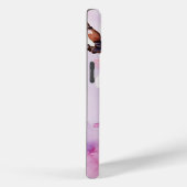 Roze Kersenbloesem Lavendel iPhone / iPad hoesje (Achterkant / Rechts)
