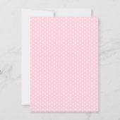 Roze Kersenbloesem Lente Baby Douche Uitnodigingen (Achterkant)