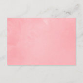 Roze Kersenbloesem Lente Bruiloft Accommodatie Informatiekaartje (Achterkant)