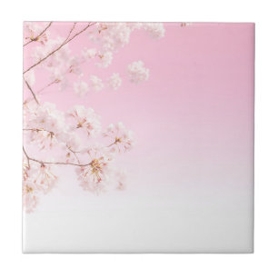 Roze Kersenbloesem Lente Sereniteit Tegeltje