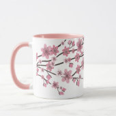 Roze Kersenbloesem Mooie Mok (Links)