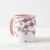 Roze Kersenbloesem Mooie Naam Mok (Voorkant links)