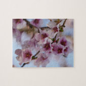 Roze Kersenbloesem Puzzel (Horizontaal)