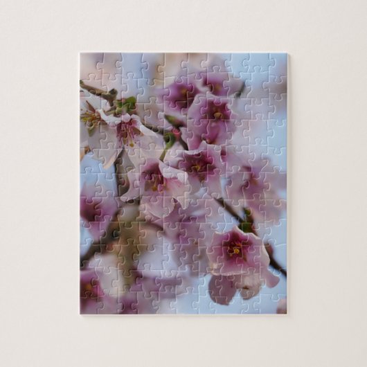Roze Kersenbloesem Puzzel (Verticaal)
