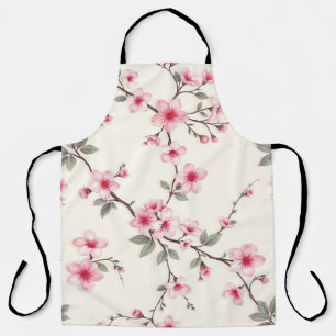 Roze Kersenbloesem Sakura Bloempatroon Lente Schort