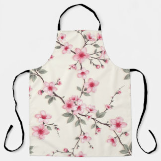 Roze Kersenbloesem Sakura Bloempatroon Lente Schort