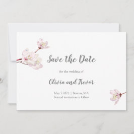 Roze Kersenbloesem Sakura Japanse bruiloft Save The Date