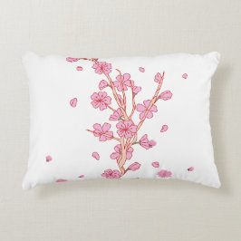 Roze Kersenbloesem Sakura Tak Kunst Accent Kussen