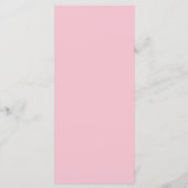 Roze Kersenbloesem Sakura Waterverf Modern  Menu (Achterkant)