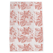 Roze Kersenbloesem tak cadeau tas Medium Cadeauzakje (Achterkant)