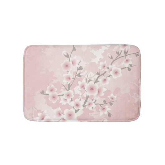 Roze Kersenbloesem uit het Verleden Badmat (Voorkant)