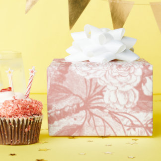 Roze Kersenbloesem vertakking inpakpapier