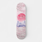 Roze Kersenbloesem Volwassen Jeugd Girly Beginner Persoonlijk Skateboard (Voorkant)