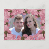 roze kersenbloesems Bedankt Briefkaart (Voorkant)